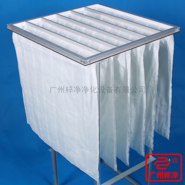 用化纖無紡布制作的G4袋式過濾器 用化纖無紡布制作的G4袋式過濾器