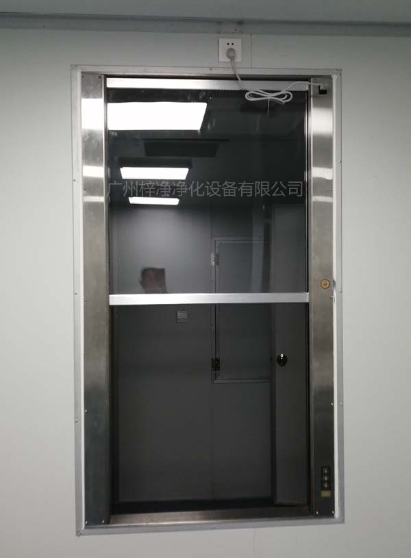 單門電動升降傳遞窗安裝案例 單門電動升降傳遞窗安裝案例